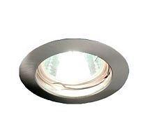 Светильник встраиваемый Италмак Gamma 51 0 06 литой неповорот. MR16 никель  IT8011 картинка 